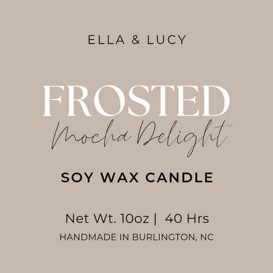 Frosted Mocha Delight Candle