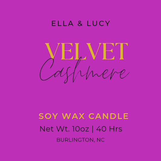 Velvet Cashmere Candle  Coming Soon!!!