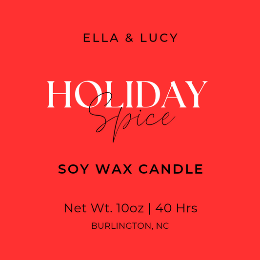 Holiday Spice candle.    Coming Soon!!!